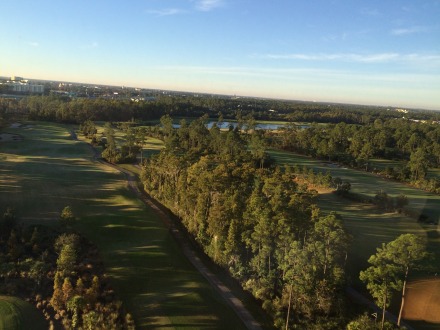 The view from my hotel room in Orlando where I attended the leadership academy. It was about 50-degrees warmer there than back home in Iowa!